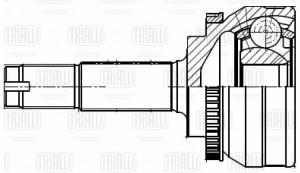 ШРУС наруж. перед. ам Chery Tiggo (T11) (05-) 2WD (30 шлц.) GO0946 GO 0946 TRIALLI