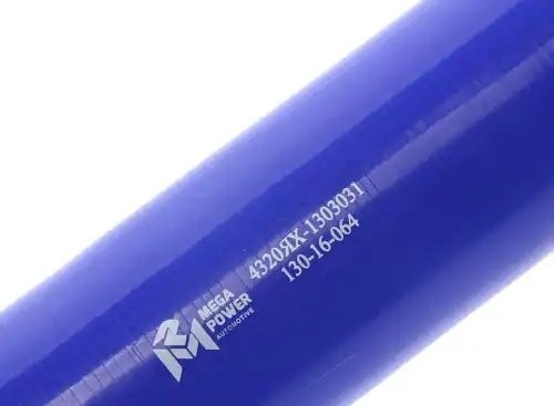 Патрубок УРАЛ дв.ЯМЗ-236НЕ2 радиатора нижний (L=190мм,d=50) силикон MEGAPOWER 13016064 MEGA POWER