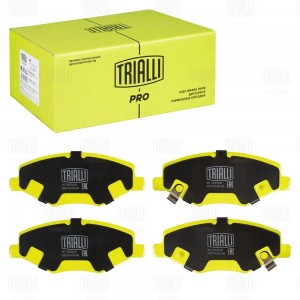 Колодки тормозные дисковые передние керамические PRO PF2703CR TRIALLI