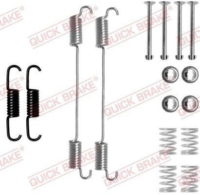 ремк-т торм.колодок зад.\ Fiat Doblo 01> 1050796 OJD QUICK BRAKE