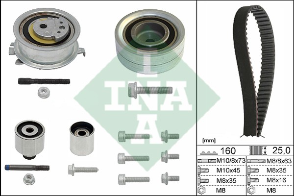 VW / AUDI 530 0550 10 INA