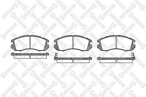 191 12=FDB789 !колодки дисковые п.\ Subaru Legacy 1.8-2.2 89-94/Impreza 1.6-2.0  202-012-SX STELLOX