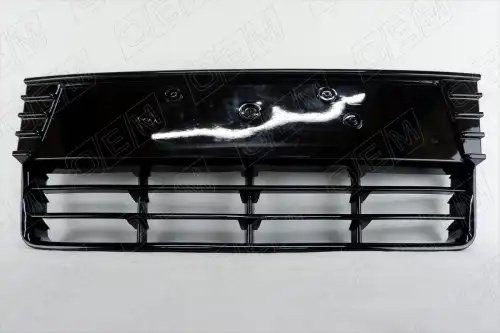 Решетка в бампер нижняя Ford Focus 3 2011-2015, черная глянцевая OEM3682 OEMPARTS