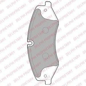 LP2176 колодки дисковые п.\ Land Rover Discovery/RR Sport 5.0 V8/3.0TD 09> LP2176 DELPHI