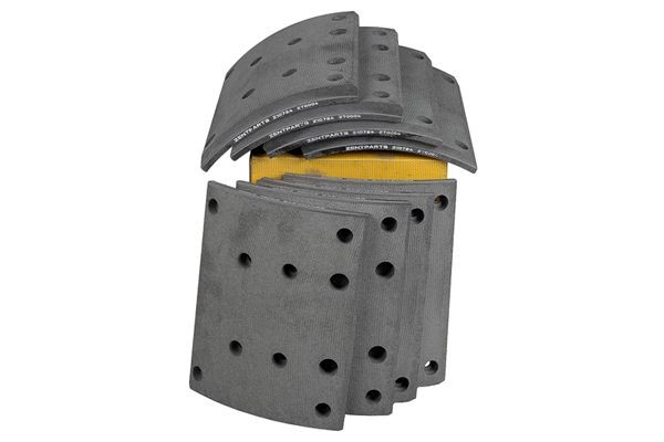 накладки торм. 2-рем! 19496 19.0 (410x223)(БЕЗ ЗАКЛ.94059 8x18 64)с увел.ресур M Z10724 ZENTPARTS