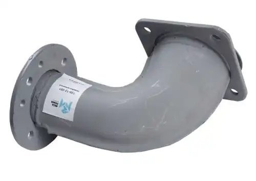 Патрубок КАМАЗ-ЕВРО приемный короткий (под 8 шпилек) MEGAPOWER 120-12-001 MEGA POWER