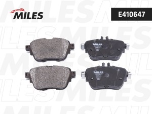 Колодки тормозные задние (Смесь Low-Metallic) MERCEDES W213 16- (TRW GDB2155) E4 E410647 MILES