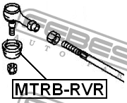 Пыльник рулевого наконечника MITSUBISHI LANCER CY,CZ# 2007.03- MTRB-RVR MTRB-RVR FEBEST