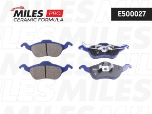 Колодки тормозные передние (Смесь CERAMIC серия PRO) FORD FOCUS 9805 (TRW GDB135 E500027 MILES