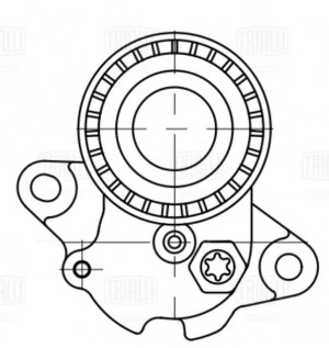 Ролик приводного ремня с натяжным механизмом CM5084 TRIALLI
