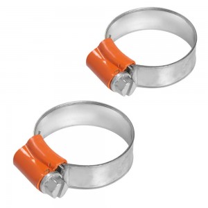 Хомут на патрубки AIRLINE червячный 20-32 мм (W1 оцинкованный, усиленный, ширина AHC-SK-10 AIRLINE