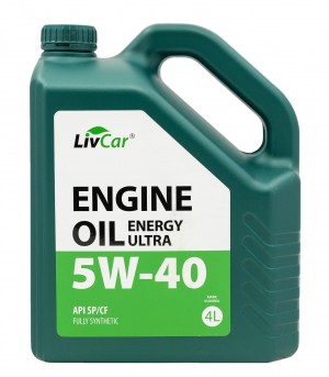 Масло моторное LIVCAR ENGINE OIL ENERGY ULTRA 5W-40 API SP/CF (4л) LC1040540-004 LC1040540004 LIVCAR