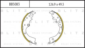 колодки тормозные барабанные!\ Toyota Hiace 2.5 D4D/2.7 VVTi 05> BB5083 BLITZ