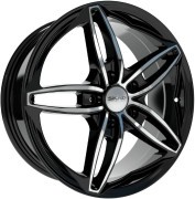 Скад Турин 16.0 / 6.5J PCD 5x114.30 ET 38.00 ЦО 67.10 Литой / Черный с полирован 1981105 SKAD