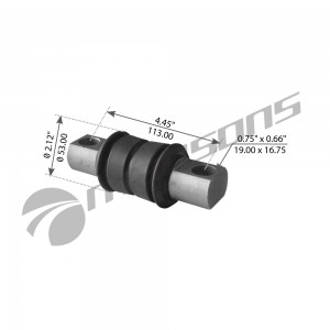 Сайлентблок реактивной тяги (20448089;20486749) VN с буртиками 900.393 MANSONS
