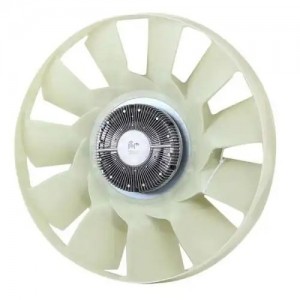 Вентилятор КАМАЗ-ЕВРО 650мм с вязкостной муфтой и обечайкой (дв.CUMMINS 6ISBe4,I 130-12-015 MEGA POWER