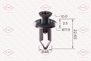 Клипса автомобильная [упаковка 10 штук] NISSAN/INFINITI/TOYOTA/LEXUS TJB1300 TJB1300 TATSUMI