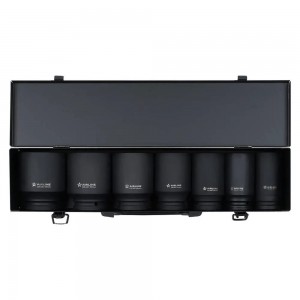 Набор головок ударных 3/4DR L=90мм, 7пр. (30-55мм) металл.кейс (ATAS417) ATAS417 AIRLINE