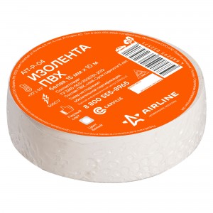 изолента пвх, белая, 15 ммx10 м !\ AIT-P-04 AIRLINE
