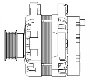 Генератор для а/м Volvo XC60 II (17-)/XC90 II (15-) 2.0T 215A (LG 1026) LG 1026 START VOLT