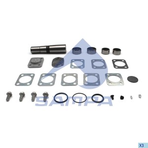 Ремкомплект IVECO EuroCargo,Stralis шкворня левый L=224.5мм с подшипниками SAMPA 060547 SAMPA