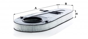 Фильтр воздушный C51001 C51001 MANN FILTER