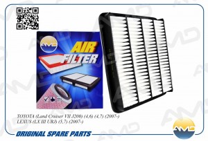 Фильтр воздушный TOYOTA Land Cruiser VII J200, 4,6, 4,7, 2007-, LEXUS LX III URJ AMD.FA345 AMD