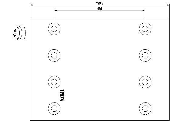 Накладки тормозные STD BC801S7340 DON