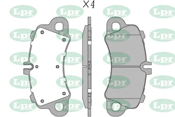 Колодки тормозные дисковые LPR 05P2189 05P2189 LPR