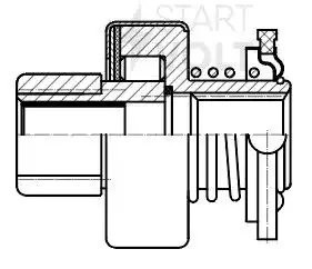 Привод стартера (бендикс) для а/м BMW X5 E53 (99-)/7 E38 (94-) 3.0i/3.5i/4.0i/4. VCS 2618 START VOLT