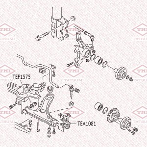 Опора шаровая нижняя L/R VW Golf/Jetta/Vento/Passat 88- TEA1081 TEA1081 TATSUMI