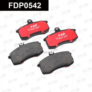 FDP0542 колодки дисковые! передние с антискр.пласт\Lada 2108-2112 1.1-1.5 86>,Re FDP0542 FAP