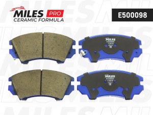 Колодки тормозные передние (Смесь CERAMIC серия PRO) OPEL INSIGNIA 08-/ZAFIRA 11 E500098 MILES