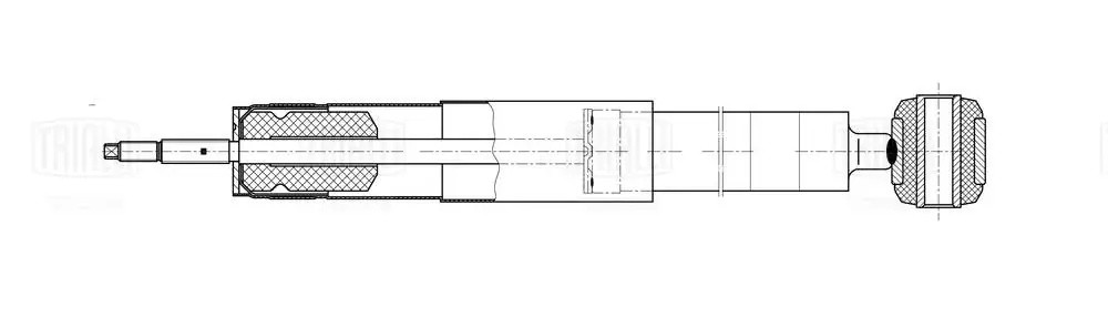 Амортизатор Mercedes E (W124) (85-) задн. с усил. подвеской (AG 15513) AG15513 TRIALLI