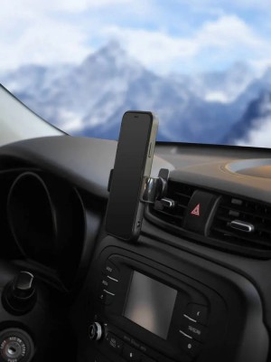 Держатель телефона на дефлектор черный AIRLINE AMS-U-20 AIRLINE