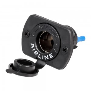 Гнездо прикуривателя встраиваемая влагозащ. 12/24В пластик AEBJ201 AIRLINE