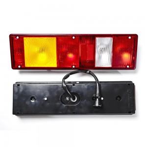 фонарь задний! левый UNIVERSAL без лампы с проводом МАЗ ЕВРО, КАМАЗ, С/МАЗ, УРАЛ 7452-263 TEH AVTO SVET