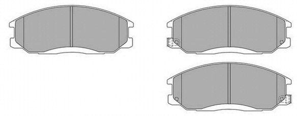 колодки дисковые передние!\ Hyundai Santa Fe 2.4-2.0CDi 01> FBP1614 FREMAX