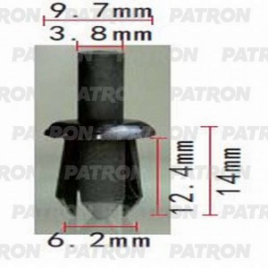 BMW 3-СЕРИЯ E46 (1998-2005) заклепка с распорной втулкой P371146 PATRON