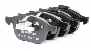 13.0460-7193.2 1082 00=FO608681 !колодки дисковые п.\ Mazda 3 1.4-2.0/1.6CRTD 03 13.0460-7193.2 ATE