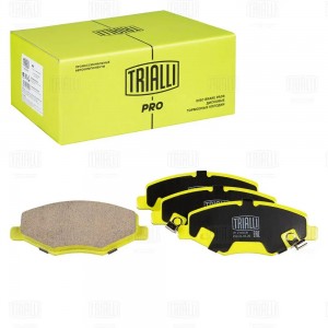 Колодки тормозные дисковые передние керамические PRO PF2703CR TRIALLI