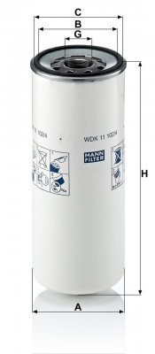 Фильтр топливный FORD CARGO WDK11102/4 WDK 11 102-4 MANN FILTER