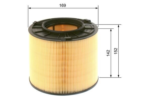 Фильтр воздушный AUDI A4, A5 1.4/2.0 15- F026400425 F026400425 BOSCH