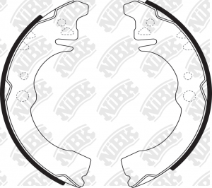 Колодки тормозные барабанные FN0034 FN0034 NIBK