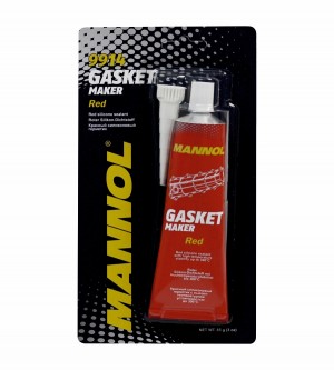 Герметик прокладка красный термостойкий 85мл -50С/+300С 85г Gasket Maker Red 991 2409 MANNOL