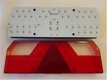 фонарь задний! EUROPOINT 0023 24в правый, желтый поворот с кабелем LED Universal U0023LED-500R TEH AVTO SVET