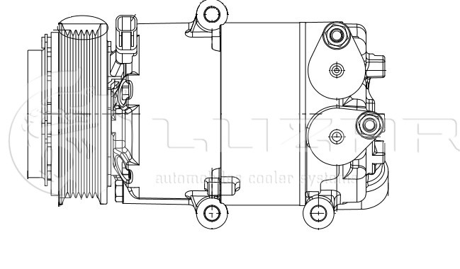 Компрессор кондиц. для а/м Ford Mondeo IV (07-) LCAC1041 LCAC 1041 LUZAR