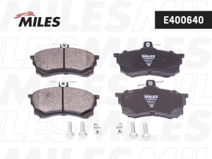 Колодки тормозные передние (Смесь Low-Metallic) MITSUBISHI CARISMA 1.6-1.9D 95-0 E400640 MILES