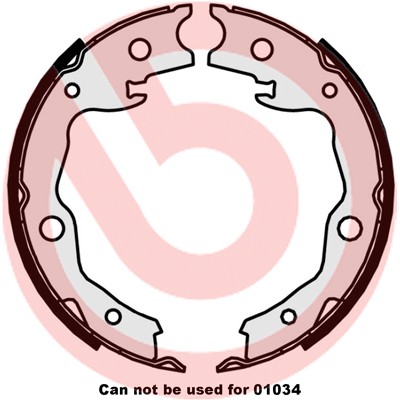 Колодки тормозные NISSAN Qashqai (07-) стояночного тормоза (4шт.) BREMBO S 56 545 BREMBO