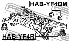 HYUNDAI PILOT (2008>) HAB-YF4DM FEBEST